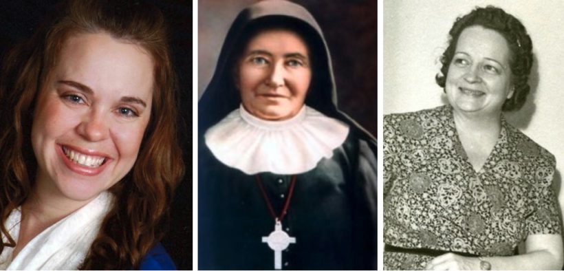 Michelle Duppong, Mother Margaret Mary Healy-Murphy and Cora Louise Evans